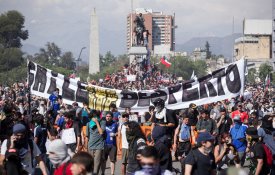 Greve geral responde ao neoliberalismo de Piñera