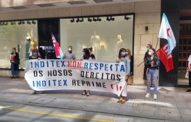 Trabalhadores das lojas da Inditex protestam contra alteração dos horários