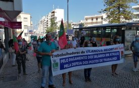 Protesto contra salários em atraso no Vilanova Resort