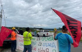 Trabalhadores panamenhos protestam contra o alto custo de vida