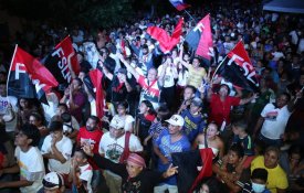 Cantos, marchas e cerimónias para celebrar os 43 anos da Revolução Sandinista