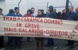 Greve na cerâmica Dominó força negociações