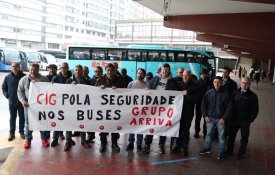 Motoristas do Grupo Arriva alertam na Corunha para mau estado da frota