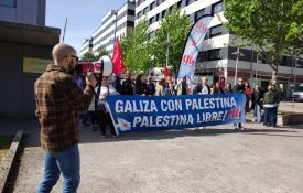 Galiza: trabalhadores da administração pública solidários com o povo palestiniano