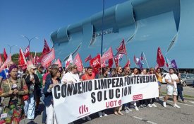  Trabalhadores da limpeza em luta por acordos dignos na Galiza