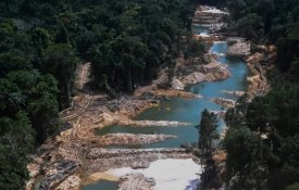  Garimpo devastou «584 campos de futebol» na Amazónia em 2024