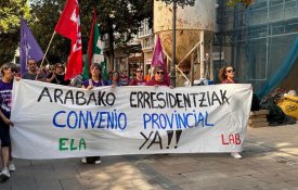  Ampla adesão à greve nos lares de Álava, apesar dos serviços mínimos «abusivos»