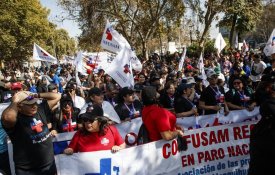  Trabalhadores dos cuidados de saúde primários em greve no Chile