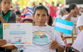 Com método cubano, mais regiões livres de analfabetismo nas Honduras