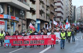 Nas ruas da Galiza exigiu-se «trabalho, igualdade e salários dignos»