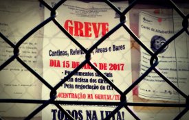 Greve nas cantinas a 15 de Maio