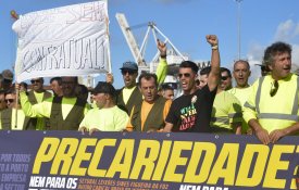 Estivadores «descartados» alertam para «bomba-relógio» no Porto de Lisboa