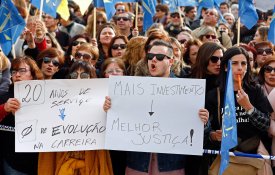 Milhares na manifestação dos funcionários judiciais em Lisboa