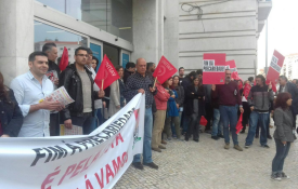 Sindicatos mobilizados na estrada contra a precariedade