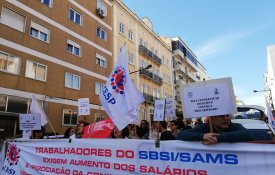 Semana de luta no SBSI/SAMS arrancou com forte adesão