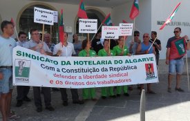 Trabalhadores do Inatel Albufeira em luta por salários e direitos