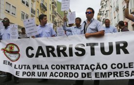 Plenário e paralisação na CarrisTur dia 26 de Janeiro