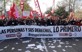 Milhares manifestaram-se em Madrid