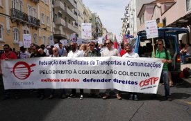 Trabalhadores dos transportes exigem «enterro» da precariedade