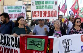 Protesto nacional da Fesaht dia 6 de Julho