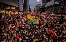 Mais de cem mil contra Temer nas ruas de São Paulo