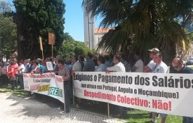 Trabalhadores da Soares da Costa em luta