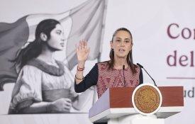 Sheinbaum denuncia ofensiva da extrema-direita internacional contra o seu governo