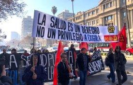 Sindicatos chilenos alertam para o impacto dos cortes na saúde pública