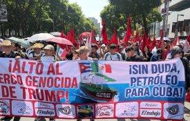 Milhares na Cidade do México contra a guerra, o imperialismo e o bloqueio a Cuba