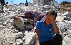 Mais de mil crianças palestinianas deslocadas na Cisjordânia este ano