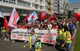 Paralisação no comércio alimentar da Corunha foi «demonstração de dignidade»