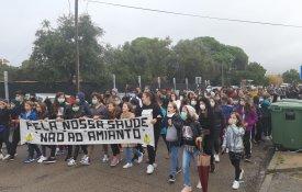 Alunos do Seixal marcharam pela retirada urgente do amianto