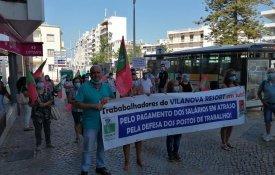 Protesto contra salários em atraso no Vilanova Resort