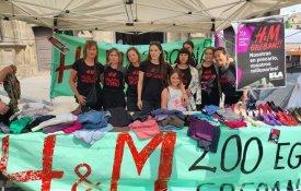 Trabalhadoras da H&M em Pamplona há 200 dias em greve