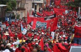 Mobilização em defesa da democracia nas Honduras