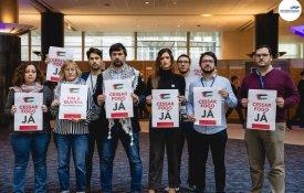 PCP promove abaixo-assinado no Parlamento Europeu por um «cessar-fogo imediato»