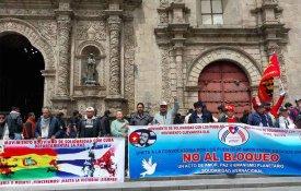 Amigos de Cuba erguem a voz contra o bloqueio