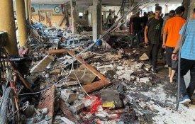 Todos os lugares em Gaza – incluindo escolas – são alvos