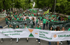 Educação pública madrilena em greve contra o subfinanciamento