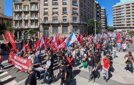 Grande adesão à greve no comércio alimentar de Ourense