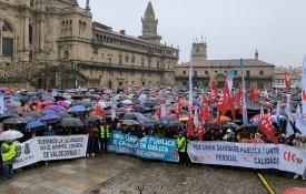 Milhares nas ruas de Compostela em defesa da saúde pública galega
