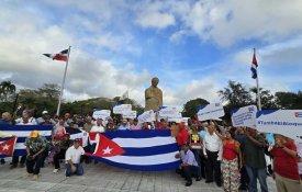 Apoio firme a Cuba na República Dominicana