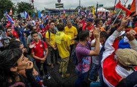 Greve geral na Costa Rica contra a reforma fiscal cumpre um mês