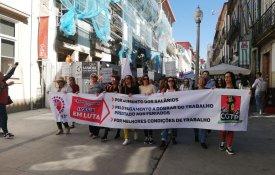 Protesto contra a degradação salarial e desvalorização profissional nas IPSS