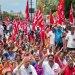 Índia Tamil Nadu Manifestações trabalhadores
