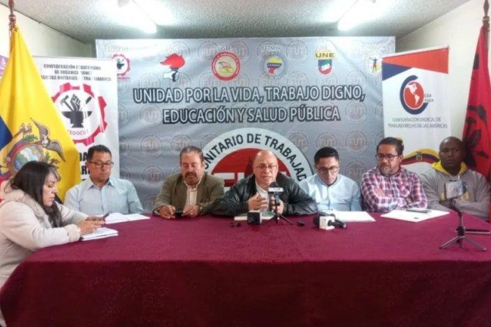 Equador sindicatos neoliberalismo mobilizações