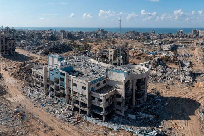 Cidade de Gaza Israel Faixa de Gaza destruição