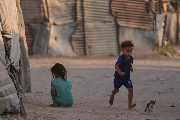 Palestina Faixa de Gaza deslocados saúde