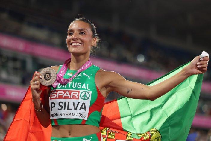 Patrícia Silva, atleta portuguesa, medalha de bronze nos Campeonatos Europeus de Atletismo, 2026
