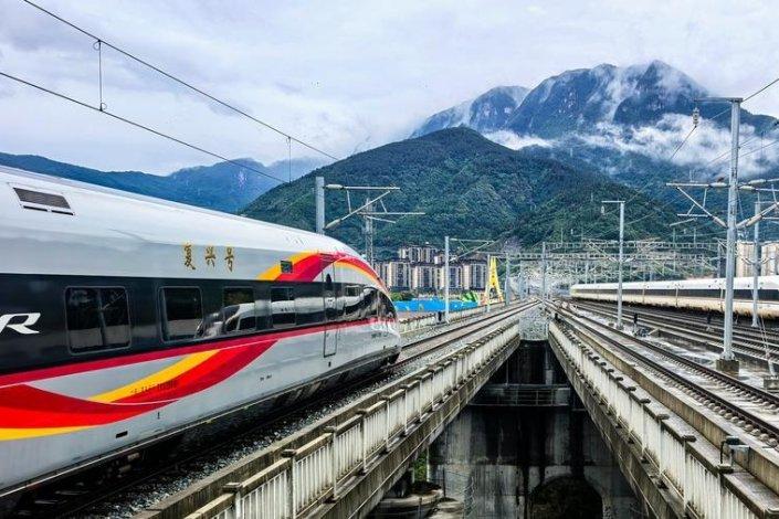 comboio China ferrovia alta velocidade